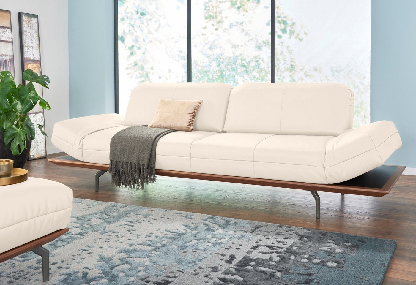 Creation BY ROLF BENZ 4-Sitzer CR.420, Designsofa, Loungesofa, in 2 Qualitäten, Holzrahmen in Eiche Natur oder Nußbaum, Breite 252 cm Creation BY ROLF BENZ 4-Sitzer CR.420, Designsofa, Loungesofa, in 2 Qualitäten, Holzrahmen in Eiche Natur oder Nußbaum, Breite 252 cm von Creation BY ROLF BENZ