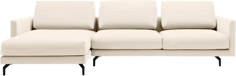 Creation BY ROLF BENZ Ecksofa CR.414, Designecksofa, Polsterecke, L-Form, wahlweise aus feinstem Rindsleder oder hochwertigem Chenille von Creation BY ROLF BENZ