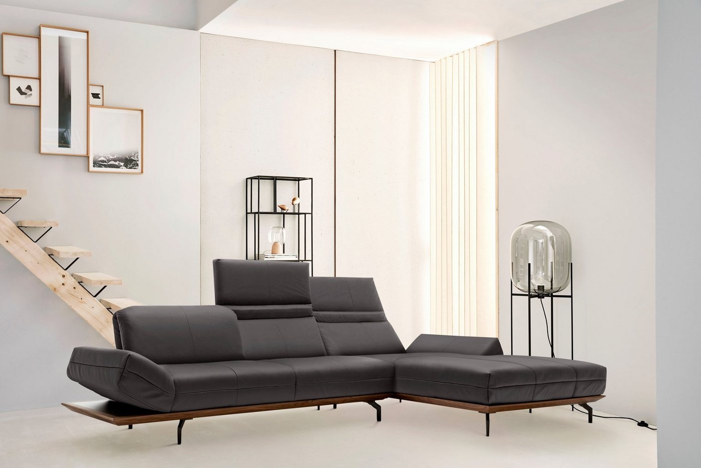 Creation BY ROLF BENZ Ecksofa CR.420, Designecksofa, L-Form, in 2 Qualitäten, Holzrahmen in Eiche Natur oder Nußbaum, Breite 313 cm Creation BY ROLF BENZ Ecksofa CR.420, Designecksofa, L-Form, in 2 Qualitäten, Holzrahmen in Eiche Natur oder Nußbaum, Breite 313 cm von Creation BY ROLF BENZ