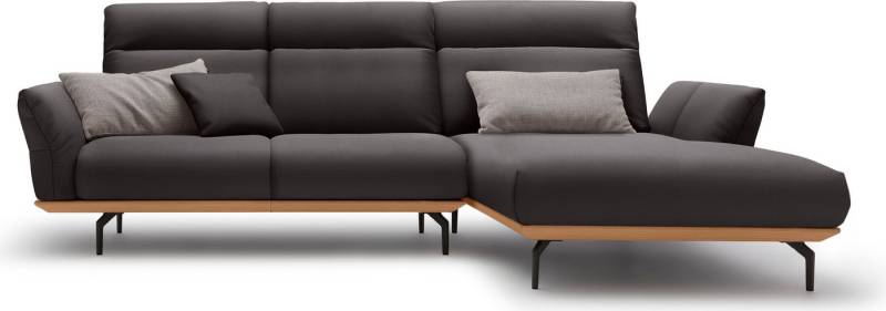 Creation BY ROLF BENZ Ecksofa CR.460, Sockel in Eiche, Alugussfüße in umbragrau, Breite 298 cm von Creation BY ROLF BENZ
