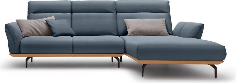 Creation BY ROLF BENZ Ecksofa CR.460, Sockel in Eiche, Alugussfüße in umbragrau, Breite 298 cm von Creation BY ROLF BENZ