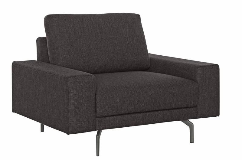 Creation BY ROLF BENZ Sessel CR.450, Designsessel, Loungesessel, Armlehne breit niedrig, Alugussfüße in umbragrau, Breite 120 cm von Creation BY ROLF BENZ