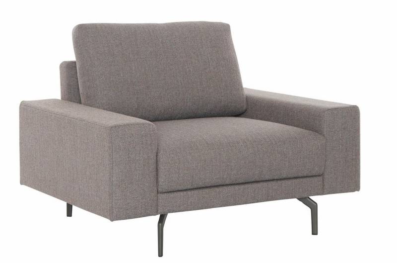 Creation BY ROLF BENZ Sessel CR.450, Designsessel, Loungesessel, Armlehne breit niedrig, Alugussfüße in umbragrau, Breite 120 cm von Creation BY ROLF BENZ