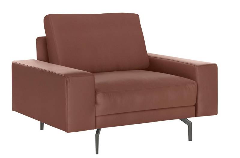 Creation BY ROLF BENZ Sessel CR.450, Designsessel, Loungesessel, Armlehne breit niedrig, Alugussfüße in umbragrau, Breite 120 cm von Creation BY ROLF BENZ