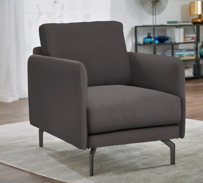 Creation BY ROLF BENZ Sessel CR.450, Designsessel, Loungesessel, Armlehne sehr schmal, Breite 70 cm, Alugussfuß Umbragrau von Creation BY ROLF BENZ