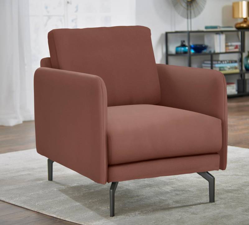 Creation BY ROLF BENZ Sessel CR.450, Designsessel, Loungesessel, Armlehne sehr schmal, Breite 70 cm, Alugussfuß Umbragrau von Creation BY ROLF BENZ