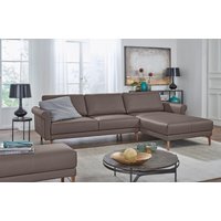 Creation BY ROLF BENZ Ecksofa "CR.450, Designecksofa, L-Form", Armlehne Schnecke modern Landhaus, Breite 262 cm, Fuß Nussbaum Creation BY ROLF BENZ Ecksofa "CR.450, Designecksofa, L-Form", Armlehne Schnecke modern Landhaus, Breite 262 cm, Fuß Nussbaum von Creation By Rolf Benz