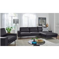 Creation BY ROLF BENZ Ecksofa "CR.450, Designecksofa, L-Form" Armlehne breit und niedrig, Alugussfüße in umbragrau, Breite 274 cm von Creation By Rolf Benz