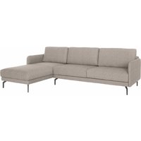 Creation BY ROLF BENZ Ecksofa "CR.450, Designecksofa, Polsterecke, L-Form", Armlehne sehr schmal, Breite 234 cm, Alugussfüße in umbragrau von Creation By Rolf Benz