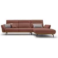 Creation BY ROLF BENZ Ecksofa "CR.460", Sockel in Nussbaum, Winkelfüße in Umbragrau, Breite 318 cm von Creation By Rolf Benz