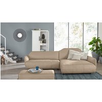 Creation BY ROLF BENZ Ecksofa "CR.480, Designecksofa, L-Form", Wahlweise aus Leder oder Chenille von Creation By Rolf Benz