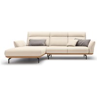 Creation BY ROLF BENZ Ecksofa "CR.460", Sockel in Eiche, Alugussfüße in umbragrau, Breite 298 cm von Creation By Rolf Benz