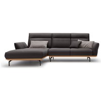 Creation BY ROLF BENZ Ecksofa "CR.460", Sockel in Eiche, Alugussfüße in umbragrau, Breite 298 cm von Creation By Rolf Benz
