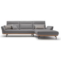 Creation BY ROLF BENZ Ecksofa "CR.460", Sockel in Eiche, Winkelfüße in Umbragrau, Breite 318 cm von Creation By Rolf Benz