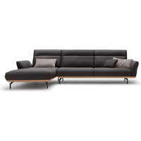 Creation BY ROLF BENZ Ecksofa "CR.460", Sockel in Eiche, Winkelfüße in Umbragrau, Breite 338 cm von Creation By Rolf Benz