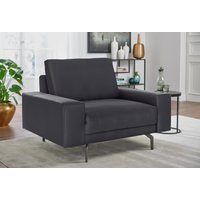 Creation BY ROLF BENZ Sessel "CR.450, Designsessel, Loungesessel" Armlehne breit niedrig, Alugussfüße in umbragrau, Breite 120 cm von Creation By Rolf Benz