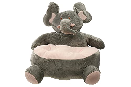 ELLUG Sessel/Stuhl/Sofa für Kinder, Tiere, weicher Plüschbezug 50 * 50 * 45cm (Elefant) von ELLUG