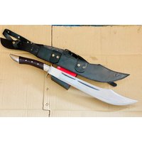 50 cm Lang Wikinger Schwert-Machete-Handarbeit-Handgeschmiedete Messer-Gut Temperierte Klinge-Kukri-Messer-Individuelle Klingen Aus Nepal von CreationNepalCrafts