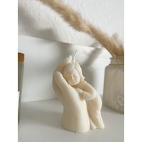 Engelkerze | Babykerze Mit Hand Aus Rapswachs Als Wohndeko Oder Zum Verschenken Babyparty Geburtsgeschenk von Creationislovee