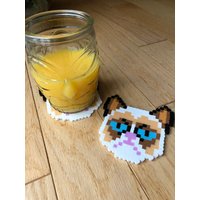 Grumpy Cat Inspirierte Untersetzer von Creations8bits