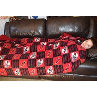 Wählen Sie Die Fleece-Decken Ihres Sportteams Doppelseitig 70 "x 56" von CreationsByBronte