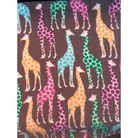 Giraffen in Farbe Doppelseitige Flanell Preemie Baby Empfang Decke Giraffen in Farbe Doppelseitige Flanell Preemie Baby Empfang Decke von CreationsbySpike