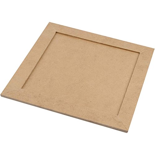 Collagerahmen, Größe 22x22 cm, Tiefe 3 cm, MDF, 1Stck., Innenmaße 18x18 cm von Creativ
