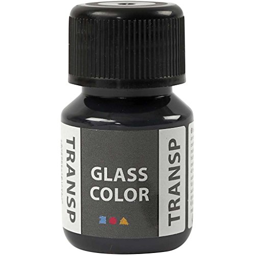Creativ Company Glasfarbe Transparent, 35 ml, Schwarz von Creativ Company