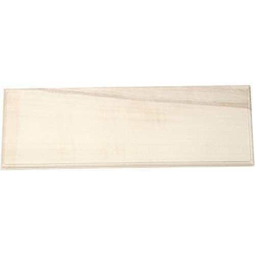 Namensschild aus Holz, Maße 10 x 30 cm, Stärke 1 cm, Polargrün, 1 Stück von Creativ