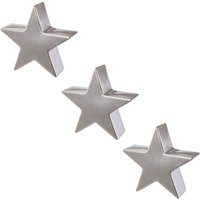 Creativ deco Dekostern "Weihnachtsstern, Weihnachtsdeko", (3 St.), mit schimmernder Oberfläche von Creativ Deco