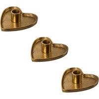 Creativ deco Kerzenhalter, (3 St.), in eleganter Herzform, 3er Set von Creativ Deco