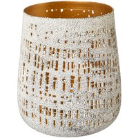 Creativ deco Windlicht "Weihnachtsdeko", (1 St.), im Inneren goldfarben von Creativ Deco