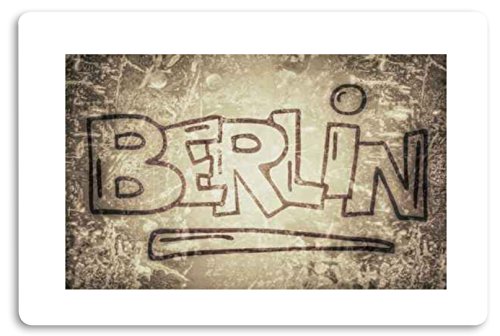 Berlin Fussmatte Bedruckt Türmatte Innenmatte Schmutzmatte lustige Motivfussmatte von Creativ Deluxe