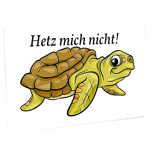 Crealuxe Fussmatte – “ Hetz Mich Nicht “ - 60x40 cm - Gummi Rückseite/rutschfest - Filzoberfläche - Bedruckte Türmatte - Innenmatte - Schmutzmatte von Creativ Deluxe
