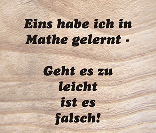 Creativ Deluxe Mousepad/Mauspad EIN Habe ich in Mathe gelernt. Mousepad - lustige mousepads - Geschenkartikel - Computerzubehör von Creativ Deluxe