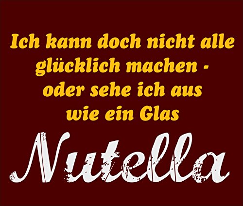 Crealuxe Mousepad personalisiert - Ich kann doch Nicht alle glücklich Machen ... Nutella - Mauspad mit Motiv, Spruch oder Wunschtext – Mousepad für Büro/Gaming – Geschenkartikel Computerzubehör von Creativ Deluxe