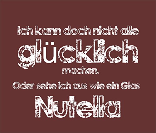 Creativ Deluxe Mousepad/Mauspad Ich kann doch Nicht alle glücklich Machen oder Sehe ich aus wie EIN Glas Nutella Mousepad - lustige mousepads - Geschenkartikel - Computerzubehör von Creativ Deluxe