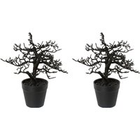 Creativ green Künstlicher Weihnachtsbaum "Weihnachtsdeko", im farblich passenden Topf und mit Glitzer-Optik von Creativ Green