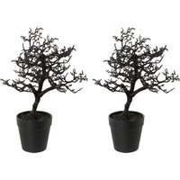 Creativ green Künstlicher Weihnachtsbaum "Weihnachtsdeko", im farblich passenden Topf und mit Glitzer-Optik von Creativ Green
