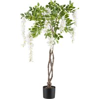 Creativ green Kunstbaum "Weißer Blauregen", mit geflochtenem Stamm Creativ green Kunstbaum "Weißer Blauregen", mit geflochtenem Stamm von Creativ Green
