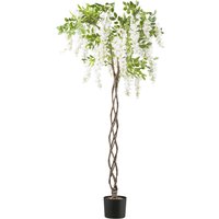 Creativ green Kunstbaum "Weißer Blauregen" mit geflochtenem Stamm Creativ green Kunstbaum "Weißer Blauregen" mit geflochtenem Stamm von Creativ Green