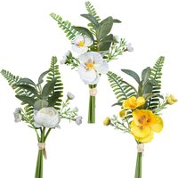 Creativ green Kunstblumenstrauß "Mix aus Stiefmütterchen und Ranunkel" mit detailgetreuen Blüten Creativ green Kunstblumenstrauß "Mix aus Stiefmütterchen und Ranunkel" mit detailgetreuen Blüten von Creativ Green
