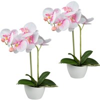 Creativ green Kunstorchidee "Orchidee Phalaenopsis", im Design-Topf von Creativ Green