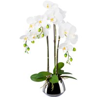 Creativ green Kunstorchidee "Phalaenopsis im Silbertopf" von Creativ Green