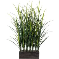 Creativ green Kunstpflanze "Kunststoffgras Raumteiler" im Holzkasten von Creativ Green