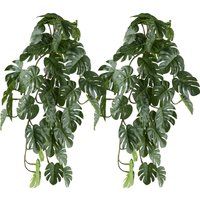 Creativ green Kunstranke "Hängepflanze Splitphilodendron", mit naturgetreuem Blattwerk von Creativ Green