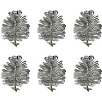 Creativ green Weihnachtsbaumklammer "Weihnachtsdeko aussen, Christbaumschmuck", (Packung, 6 tlg.), in Metallic-Optik von Creativ Green
