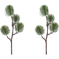 Creativ green Winterliche Kunstpflanze "Weihnachtsdeko", Zweig benadelt, 2er-Set Creativ green Winterliche Kunstpflanze "Weihnachtsdeko", Zweig benadelt, 2er-Set von Creativ Green