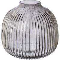 Creativ home Kugelvase "MONTE", (1 St.), Vase aus Glas, mit Schliffstruktur, Höhe ca. 18 cm von Creativ Home