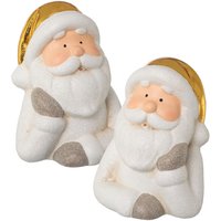 Creativ home Weihnachtsmann "Weihnachtsdeko" aus Keramik, Höhe ca. 14,5 cm von Creativ Home
